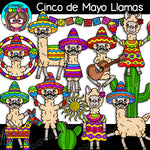 Cinco de Mayo Llamas Clip Art