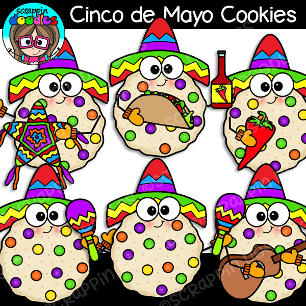 Cinco de Mayo Cookies Clip Art