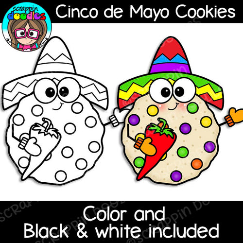 Cinco de Mayo Cookies Clip Art