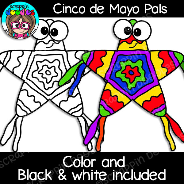 Cinco de Mayo Pals Clip Art