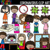 Coronavirus Clipart Covid 19 Commercial Use Corona Virus