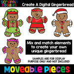 Create a Digital Gingerbread Clip Art