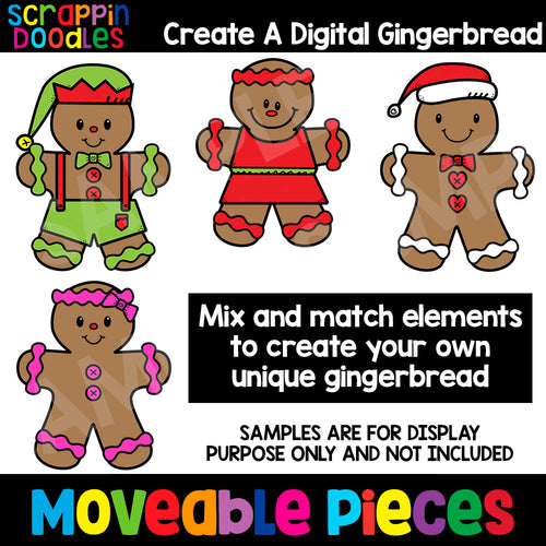 Create a Digital Gingerbread Clip Art
