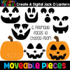 MOVEABLE IMAGES - Create a Digital Jack O Lantern Clip Art