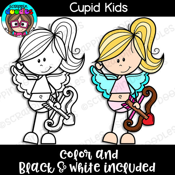 Cupid Kids Clip Art
