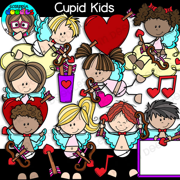 Cupid Kids Clip Art