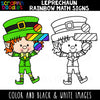 Leprechaun Math Clip Art Bundle 2021