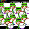 Cute Leprechaun Spinners Clipart