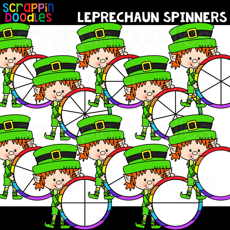 Leprechaun Spinners Clip Art