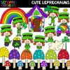 Cute Leprechauns Clip Art