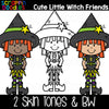 Cute Little Witch Clipart