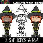 Cute Little Witch Clipart