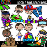 Doodle Kids Clip Art Bundle #2
