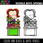 Doodle Kids Clip Art Bundle #3