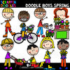 Doodle Kids Clip Art Bundle #3