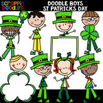 Doodle Kids Clip Art Bundle #3