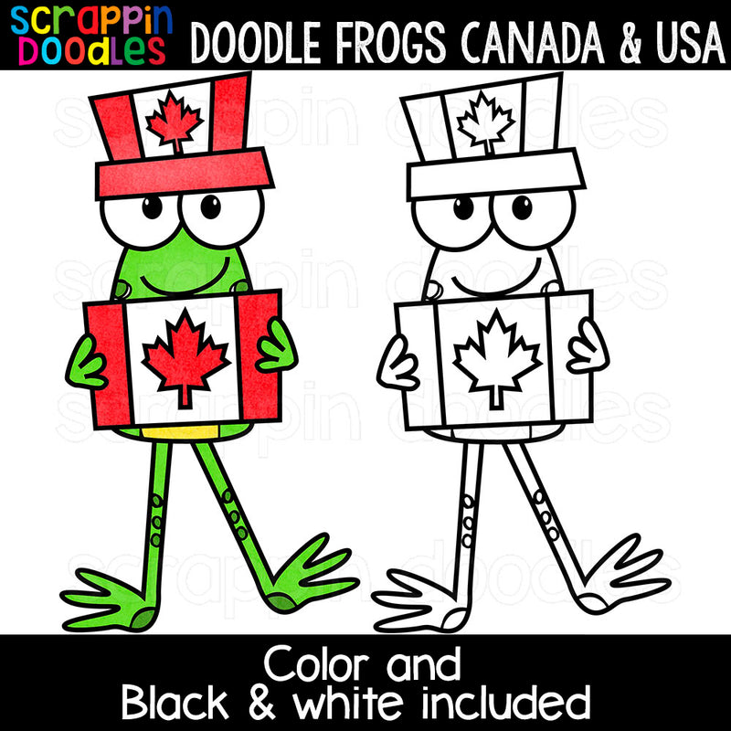 Doodle Frogs Clip Art Bundle 2 - Seasons & Holidays