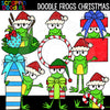 Doodle Frogs Clip Art Bundle 2 - Seasons & Holidays