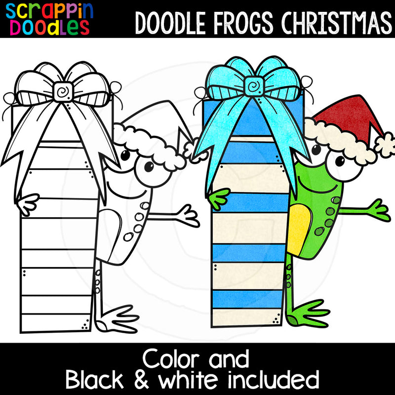 Doodle Frogs Clip Art Bundle 2 - Seasons & Holidays