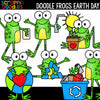 Doodle Frogs Clip Art Bundle 2 - Seasons & Holidays