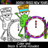 Doodle Frogs Clip Art Bundle 2 - Seasons & Holidays