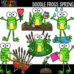 Doodle Frogs Clip Art Bundle 2 - Seasons & Holidays