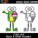 Doodle Frogs Clip Art Bundle 2 - Seasons & Holidays