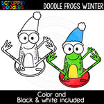 Doodle Frogs Clip Art Bundle 2 - Seasons & Holidays