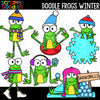 Doodle Frogs Clip Art Bundle 2 - Seasons & Holidays