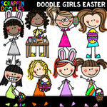 Doodle Kids Clip Art Bundle #3