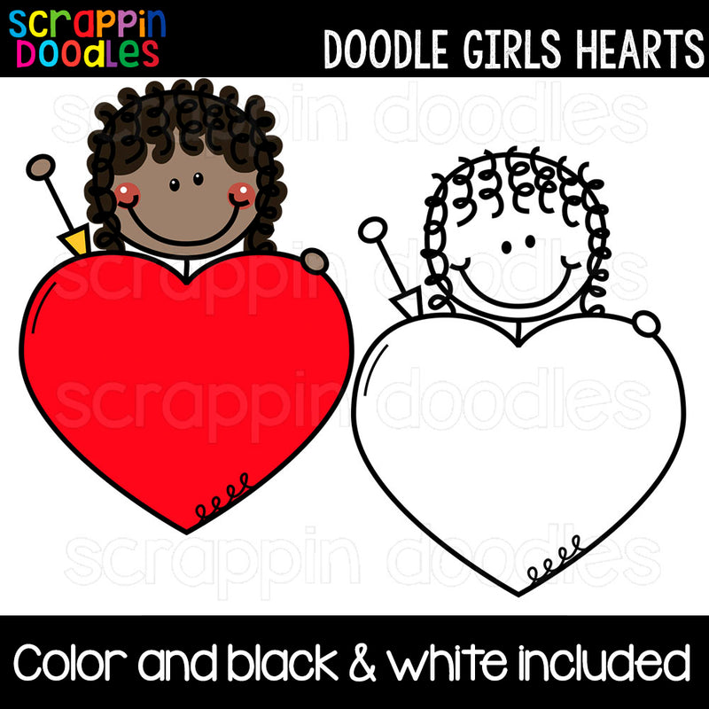 Doodle Kids Clip Art Bundle #3