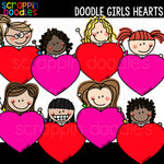 Doodle Kids Clip Art Bundle #3