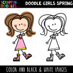 Doodle Kids Clip Art Bundle #3