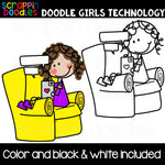 Doodle Kids Clip Art Bundle #3