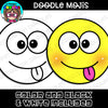 Doodle Mojis Clipart