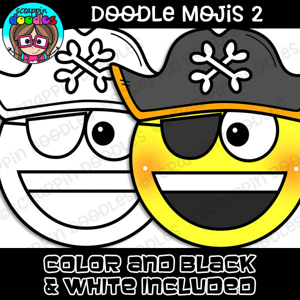 Doodle Mojis 2 Clipart