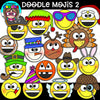 Doodle Mojis 2 Clipart