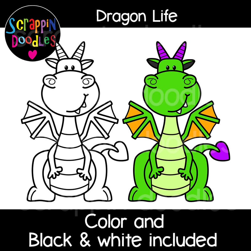 Dragon Life Clip Art Dragons Habitat