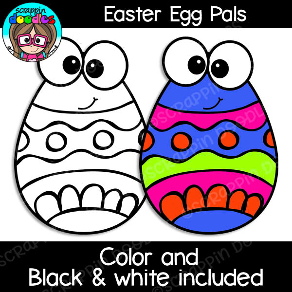 Easter Egg Pals Clip Art