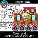 Easter Train Clip Art