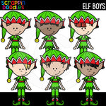 Elf Boys Clip Art