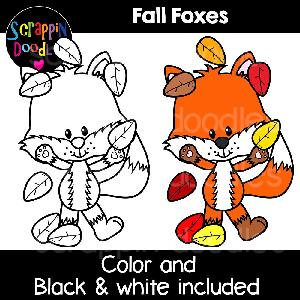 Fall Critters Clip Art Bundle