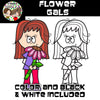 Flower Gals Clip Art