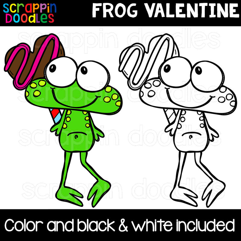 Frog Valentine Clip Art Commercial Use Valentines Day Graphics