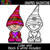 Valentine Gnomes Clip Art