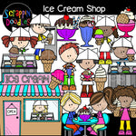 Ice Cream Shop Clip Art soft ice ceam stand
