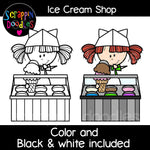 Ice Cream Shop Clip Art soft ice ceam stand