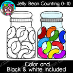 Jelly Bean Counting Clip Art