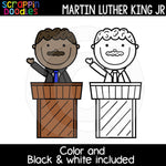 Martin Luther King Jr Clip Art Commercial Use