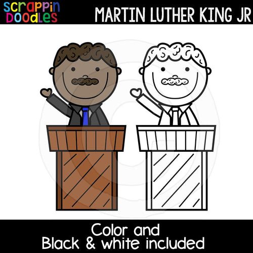 Martin Luther King Jr Clip Art Commercial Use